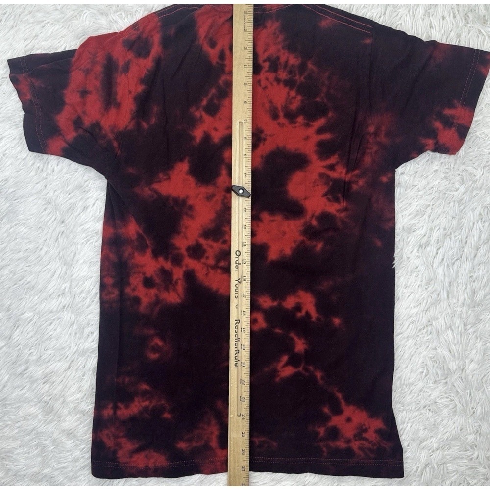 Happy Hour Shades Tie-Dye Graphic T-Shirt Cool Black Red Size M Logo 100% Cotton - Picture 7 of 7